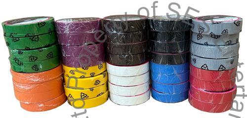 Mixed colours of PVC tape